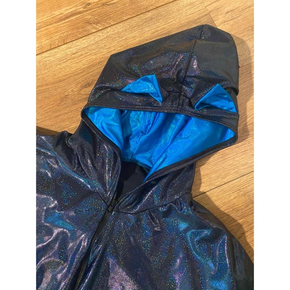 Coquetry Cat Kimberly Jacket Black Blue XL $135 - Picture 4 of 10